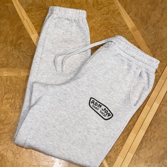 Ron Jon Surf Shop Gray Joggers Sweatpants with Drawstring Size XS - Picture 13 of 13